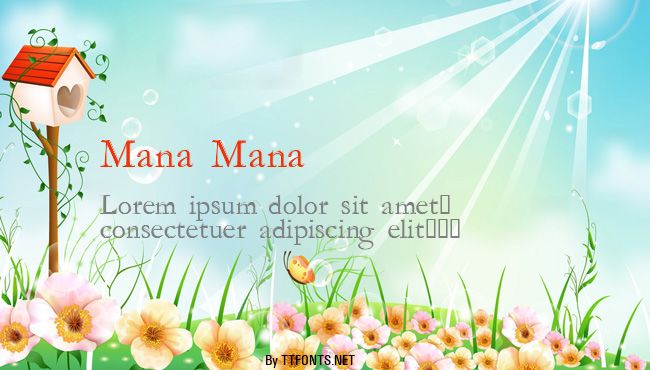 Mana Mana example